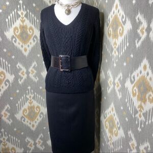 Ralph Lauren Jet Beaded Cashmere Cable Sweater